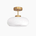 Elegante Glass- und Kupfersuspension - Moderner nordischer Stil mit E27-Fassung