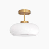 Elegante sospensione in vetro e rame - Stile nordico moderno con attacco E27
