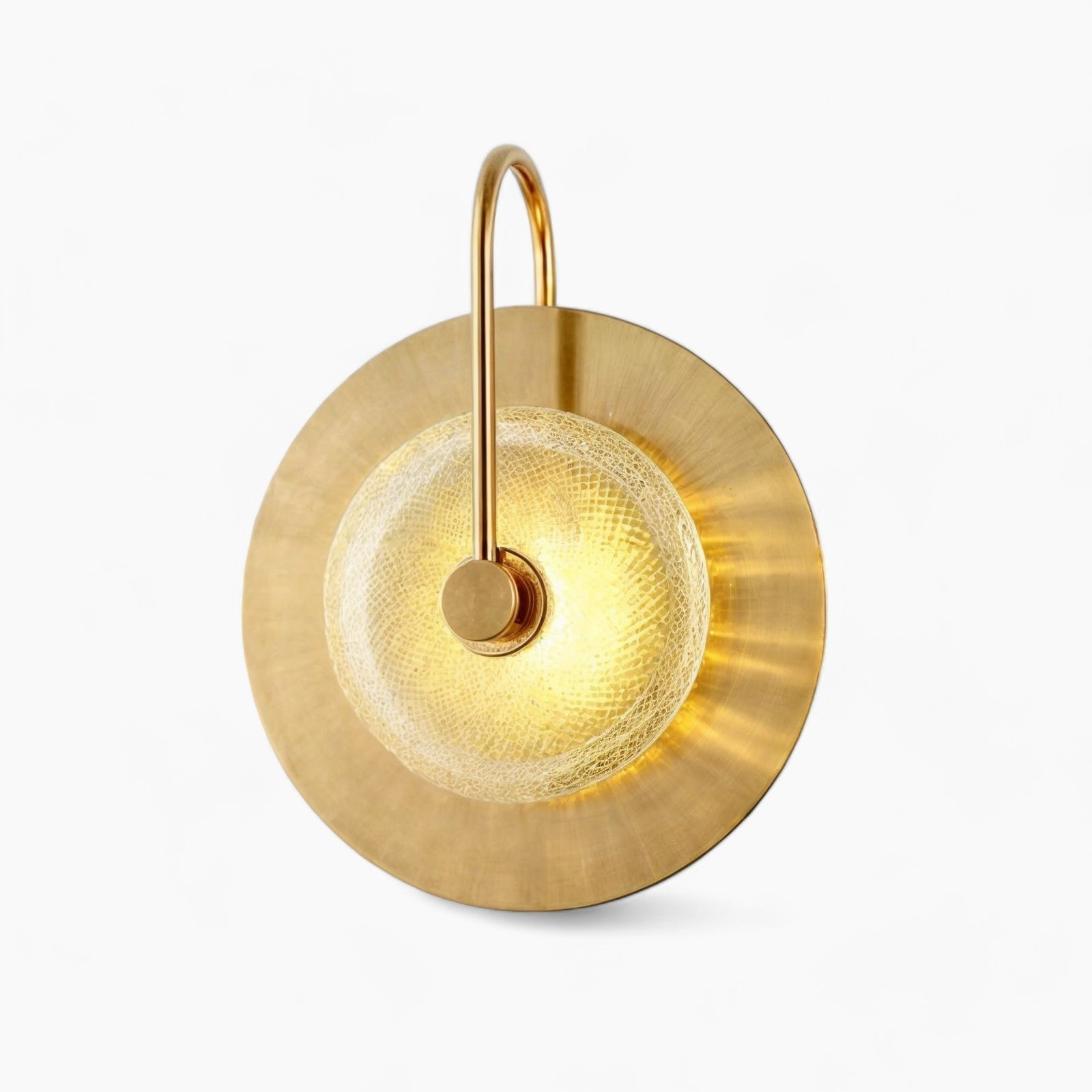 Skandinavische Messing-Wandlampe mit grünem oder transparentem Glas und LED E27-Beleuchtung – Packung mit 2 oder 3 Glühbirnen für eine elegante Dekoration