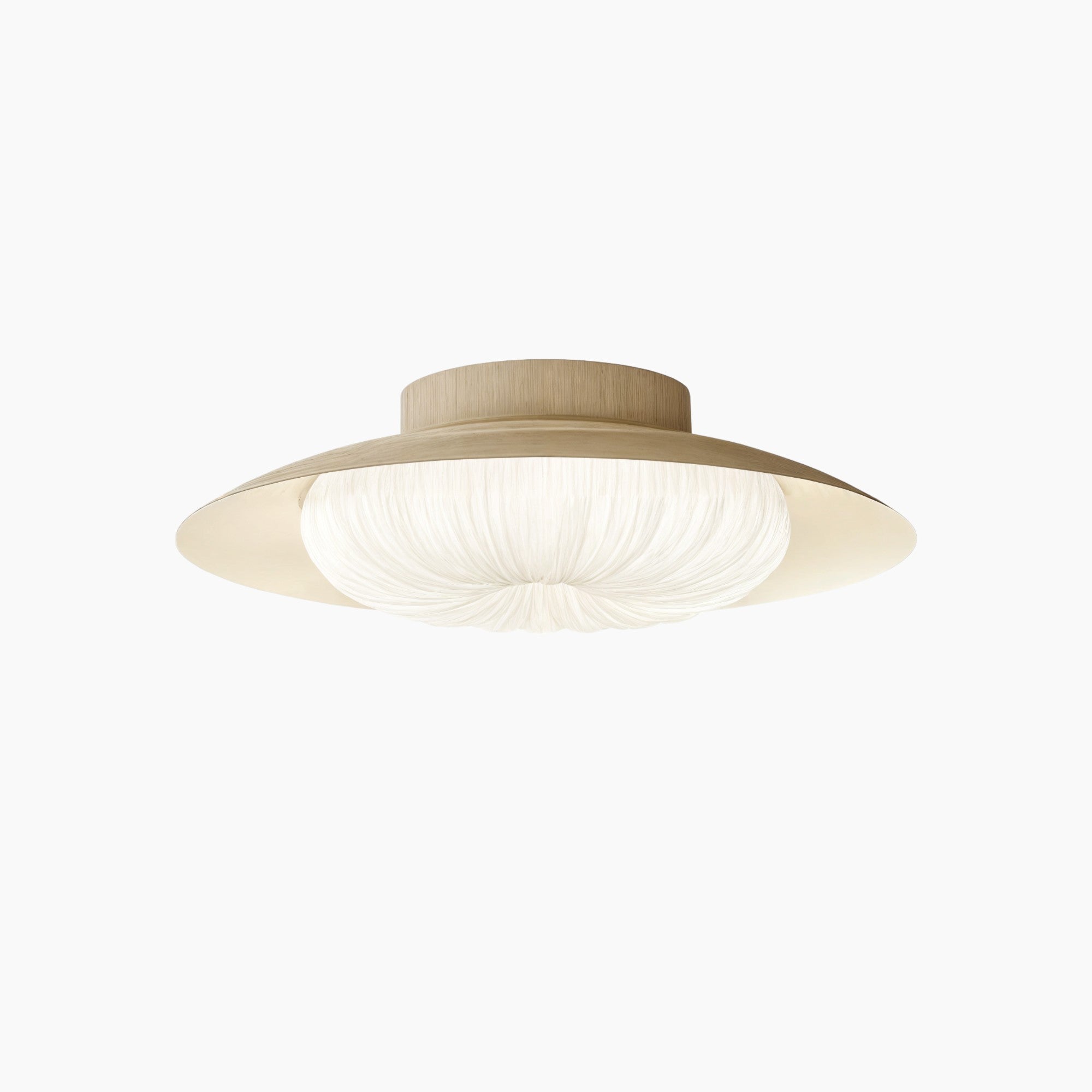 Moderne halb-eingebaute Plafondlampen in Creme – Elegante und umweltfreundliche LED-Beleuchtung