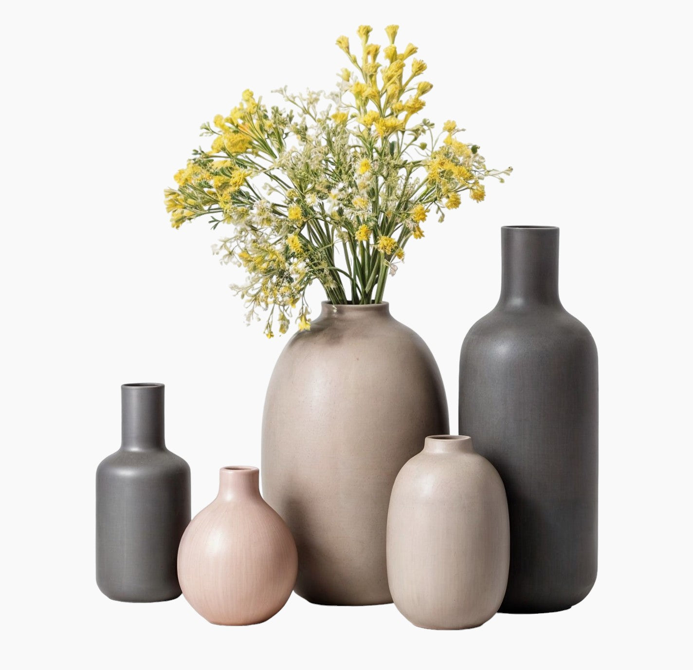 Moderne Keramikvasen für elegante und farbenfrohe Innendekoration