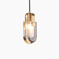 Moderne goldener Kristall-Anhänger-Leuchte – Eleganz aus Kupfer und Glas für Ihr Zuhause
