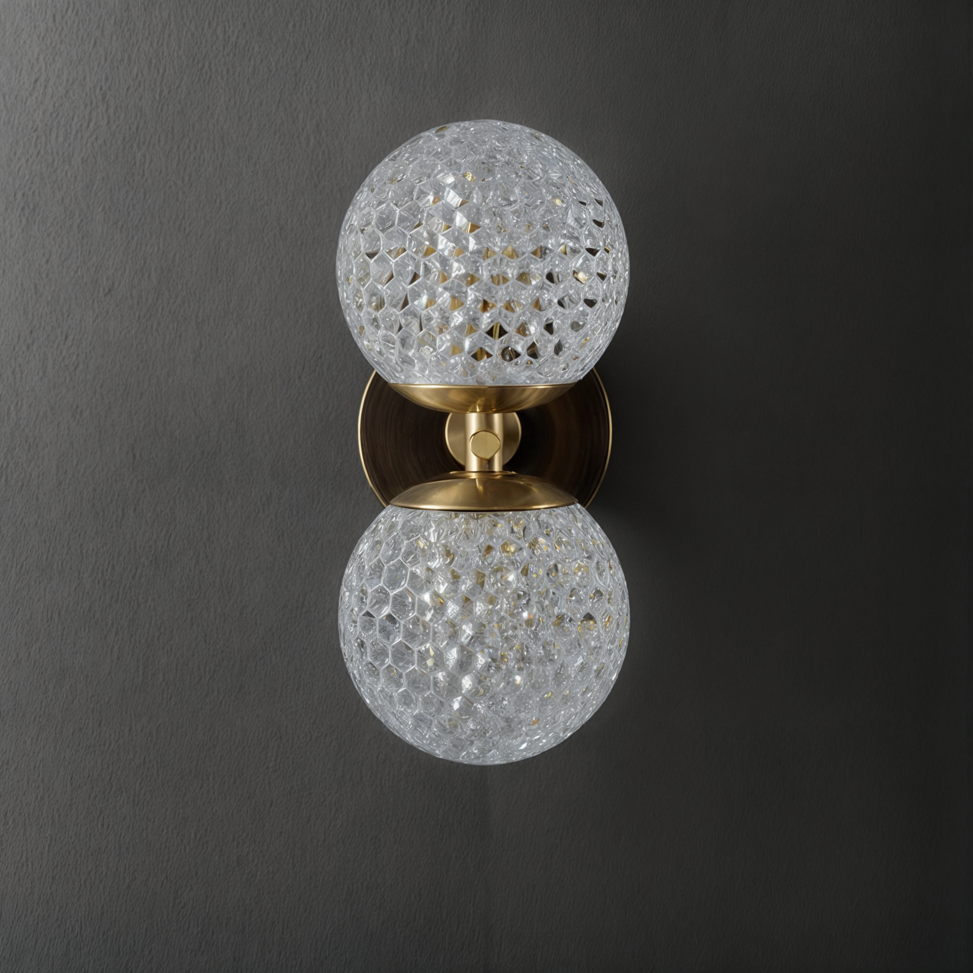 Modernes Wanddekoration aus Kupfer mit Lichter | G9 LED Hängeleuchte mit modernem Design