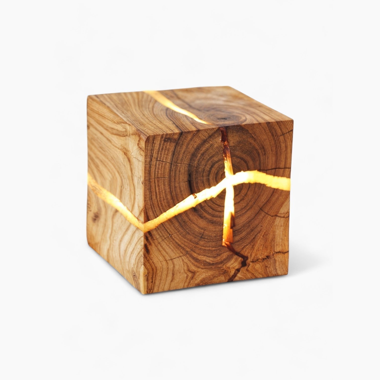 Moderne Holz-Nachtischlampe mit knarrendem Design, eleganter LED-Beleuchtung und G4-Schnittstelle