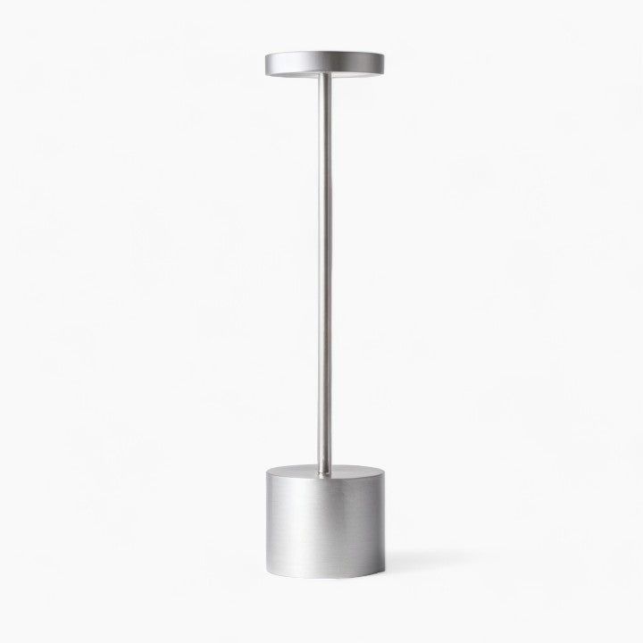 Elegante Schreibtischlampe LoraGlow – Metall, verstellbares LED, wiederaufladbar per USB für perfektes Licht