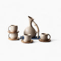 Brocche in ceramica fatte a mano – Stoviglie moderne e naturali per bere