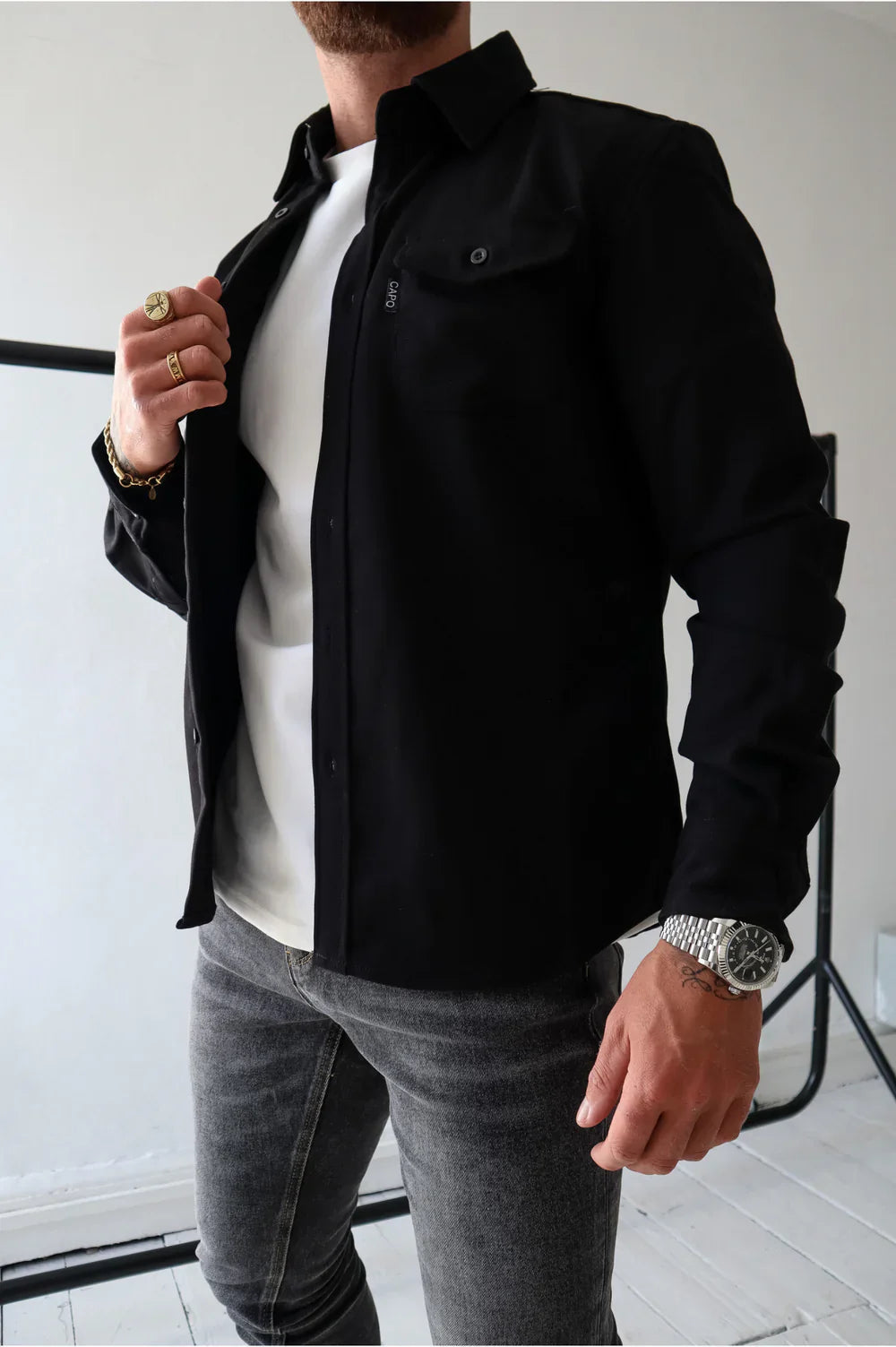 Benton – Stylische Herren Casual Hemd Jacke für den Alltag