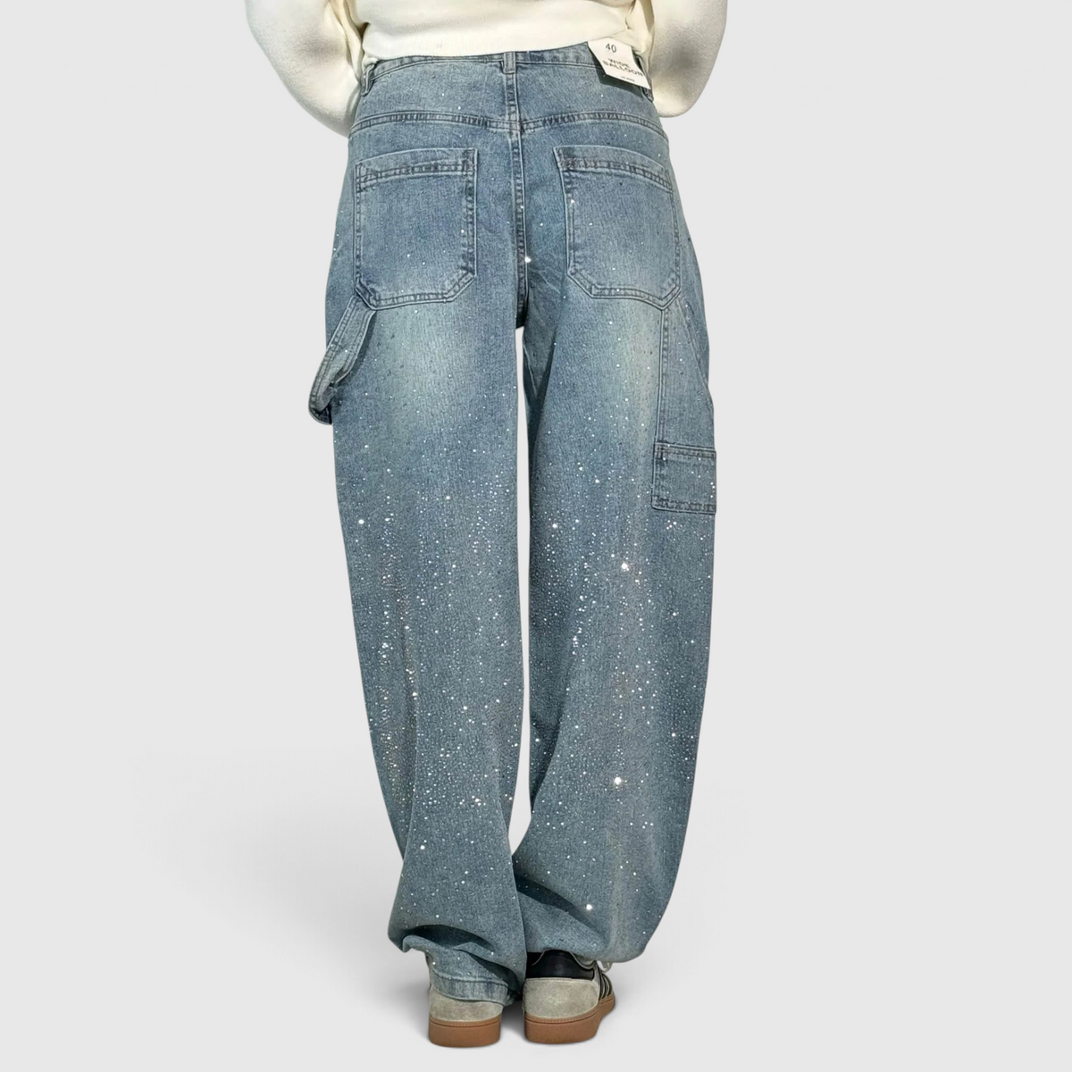 Damen Weite Hose - High-Waist-Hose