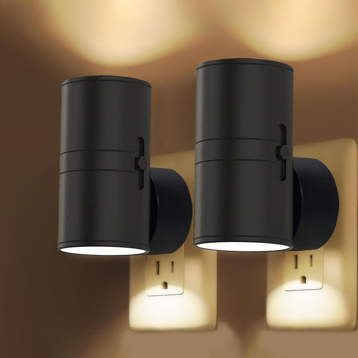 Dimmbares Wand-Nachtlicht – LED-Steckdosenlampe für Schlafzimmer & Flur