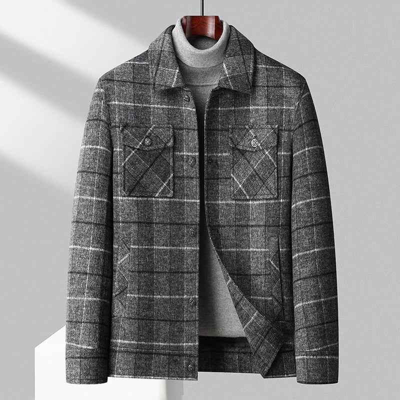 Cayson Oversized-Tartan-Jacke für einen trendigen und gemütlichen Look