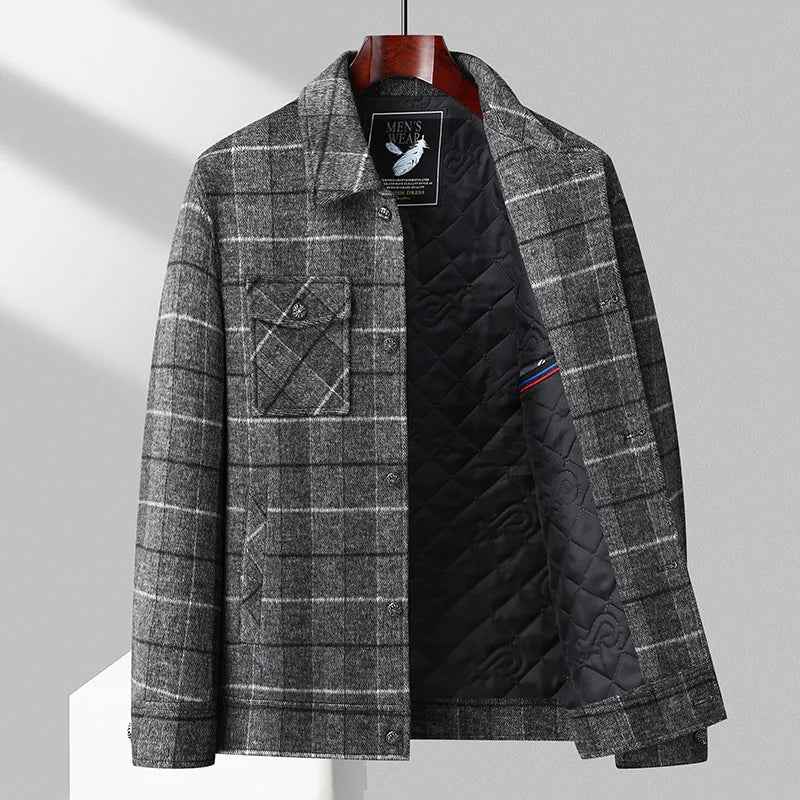 Cayson Oversized-Tartan-Jacke für einen trendigen und gemütlichen Look