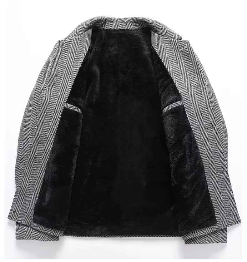 Marc Herringbone Kurzjacke für stilvollen Komfort