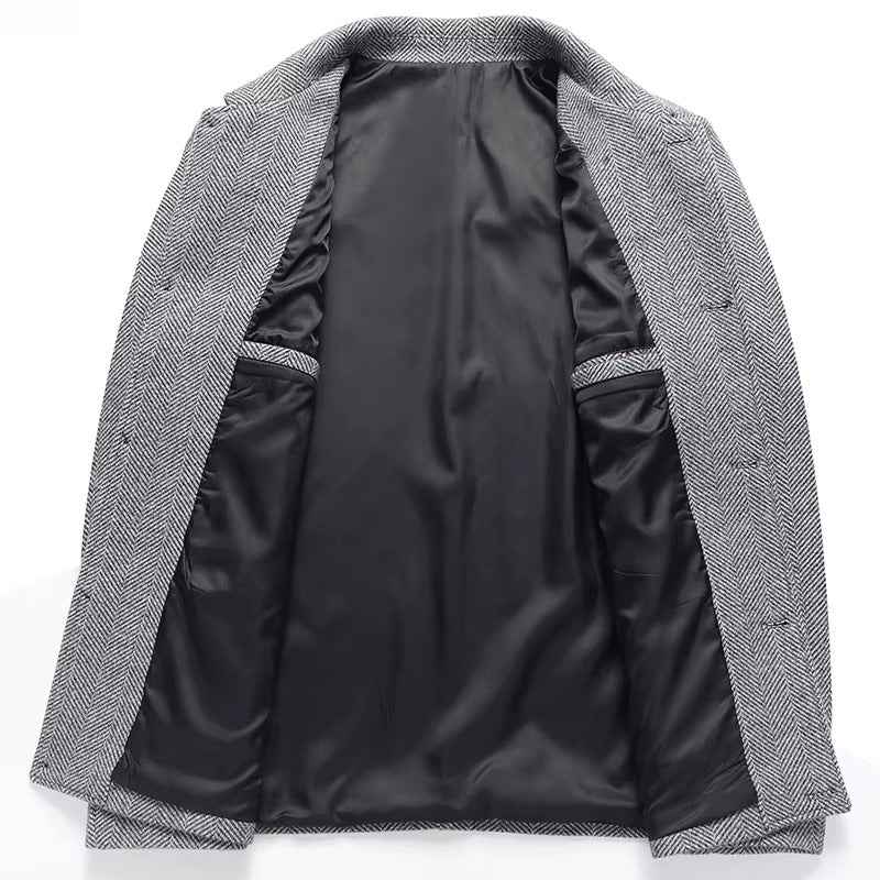 Marc Herringbone Kurzjacke für stilvollen Komfort