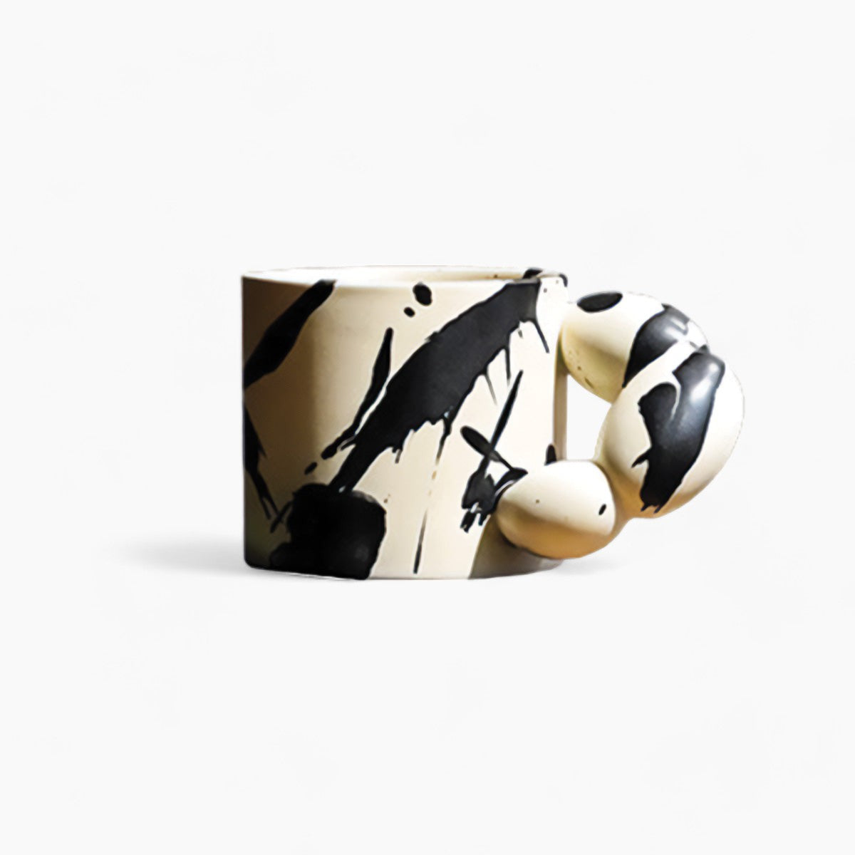 Keramikbecher Splash Ink – Elegantes künstlerisches Design, langlebiges Material, ideal zum Genießen Ihres Lieblingskaffees oder -tees