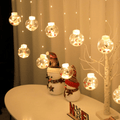 Catena luminosa LED festiva con bolle per decorazioni natalizie e momenti gioiosi