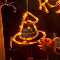 Magiczne łańcuchy świetlne z duchami i nietoperzami na Halloween do świątecznej dekoracji