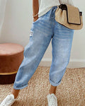 Trendy afslappede jeans med behagelige lommer til hver dag
