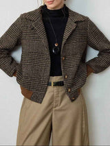 Blythe Cropped-Tweedjacke - Mühelos schick