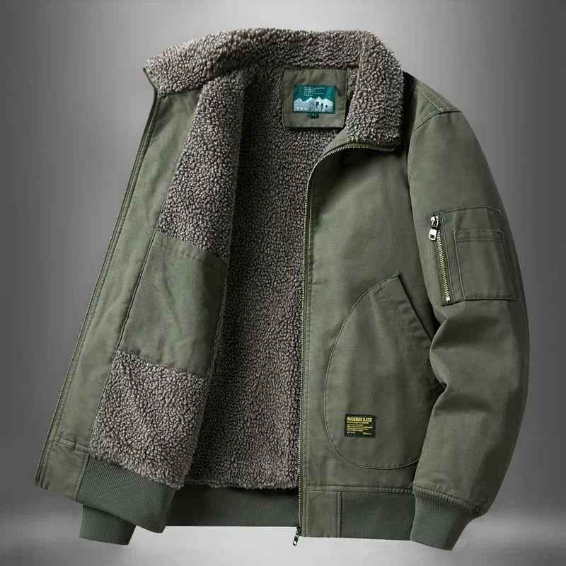 Jonas – Coole lässige Jacke mit kuscheligem Sherpa-Futter