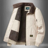 Coole lässige Jacke mit kuscheligem Sherpa-Futter