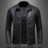 Stilvolle Glattlederjacke mit modernem Schnitt für den perfekten Look