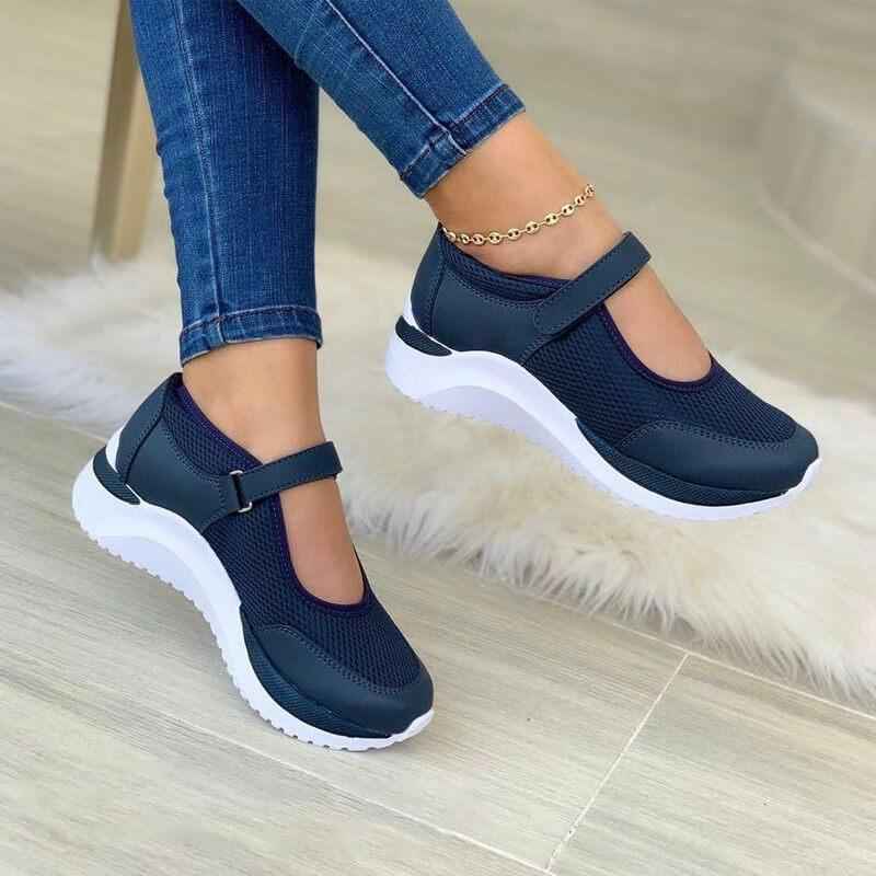 Women's orthopedic shoes with support sole