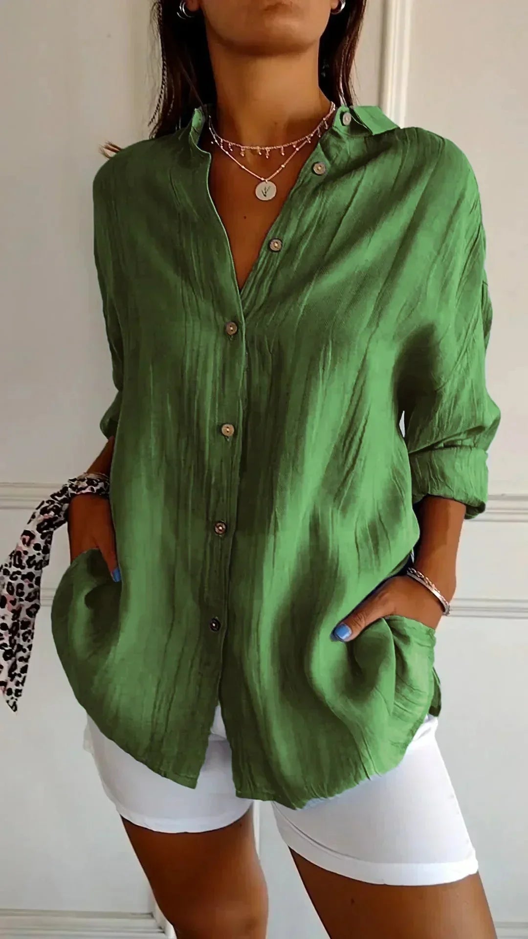 KAIA - Elegante Bluse aus hochwertiger Baumwolle