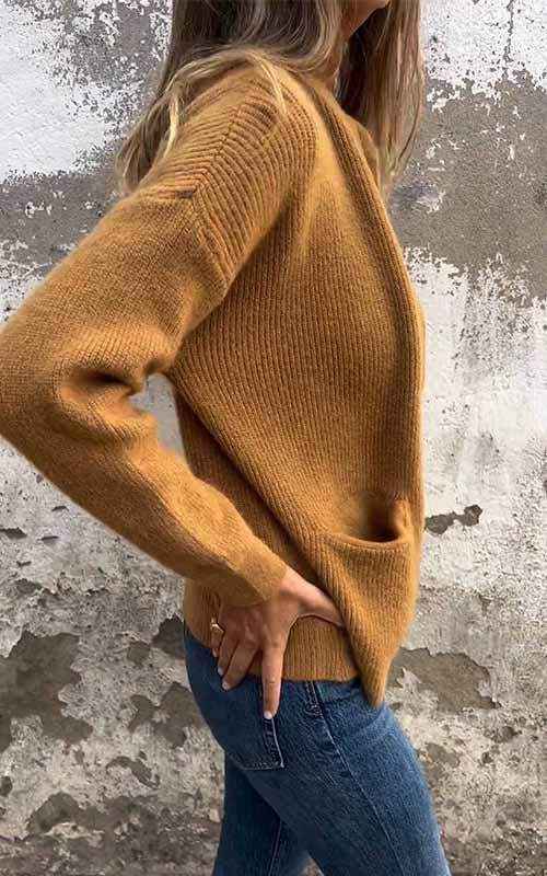 SARIA™ Kuscheliger Strickcardigan mit Reißverschluss