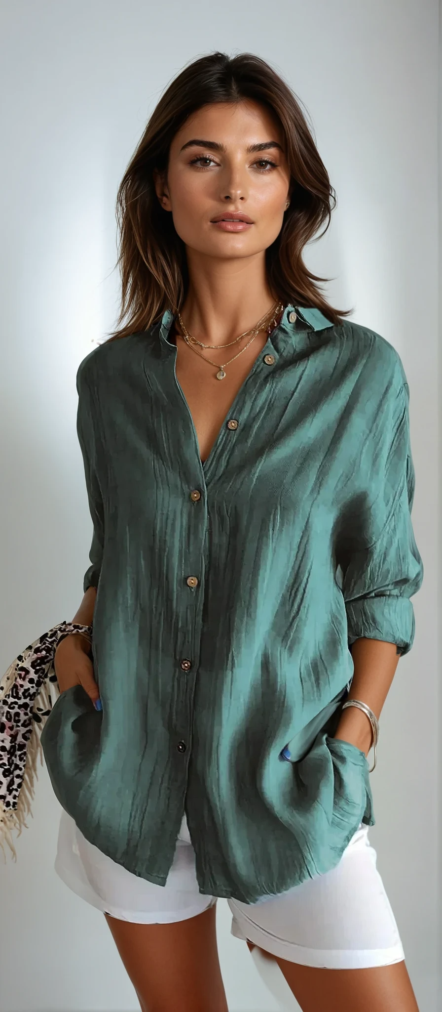 KAIA - Elegante Bluse aus hochwertiger Baumwolle