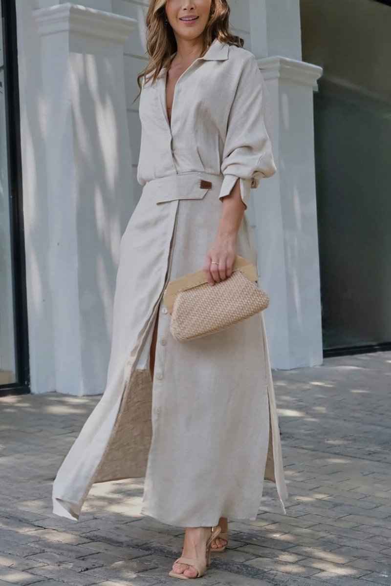 Jeanette | Maxi Dress with V-Neck