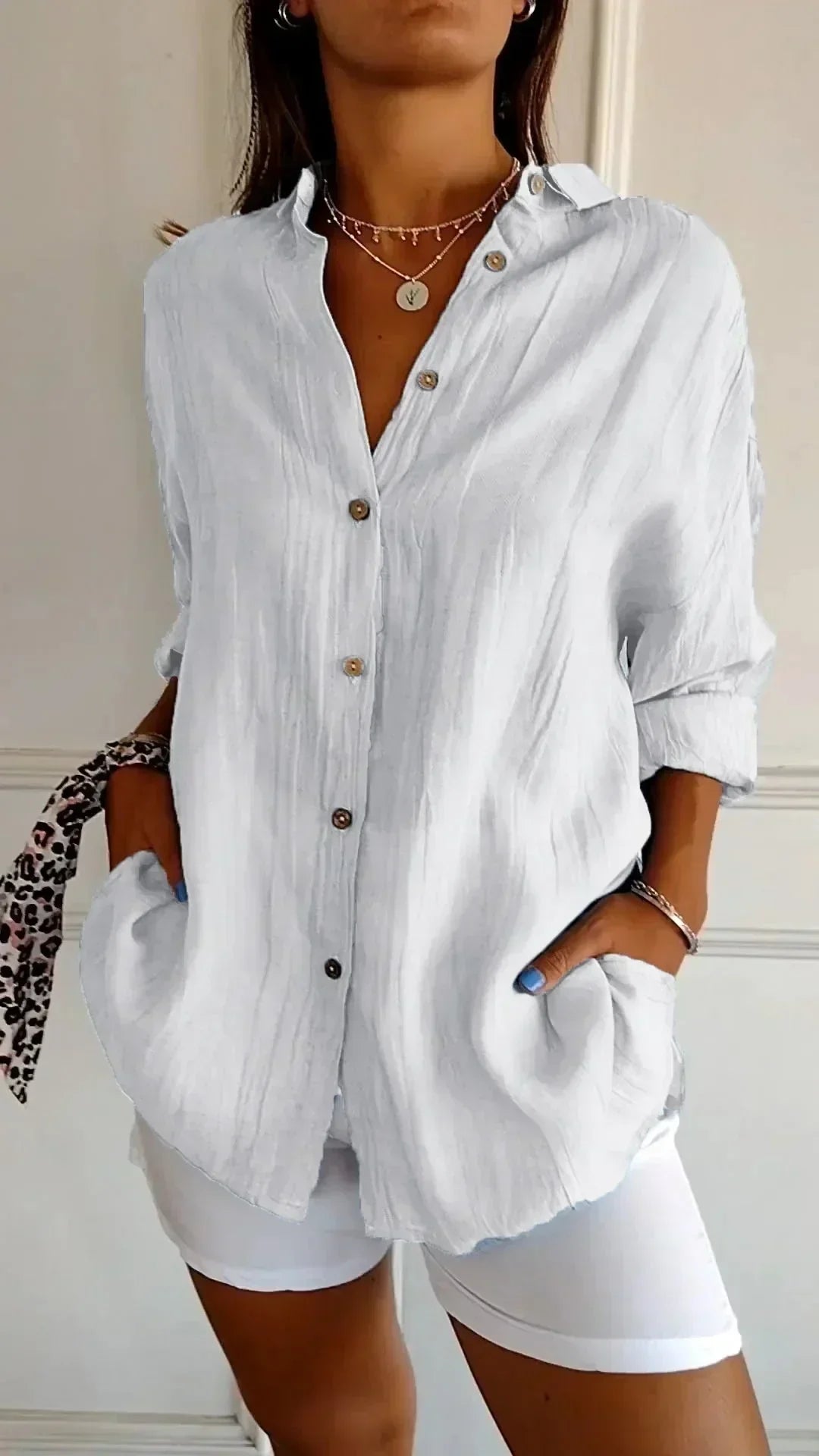 KAIA - Elegante Bluse aus hochwertiger Baumwolle