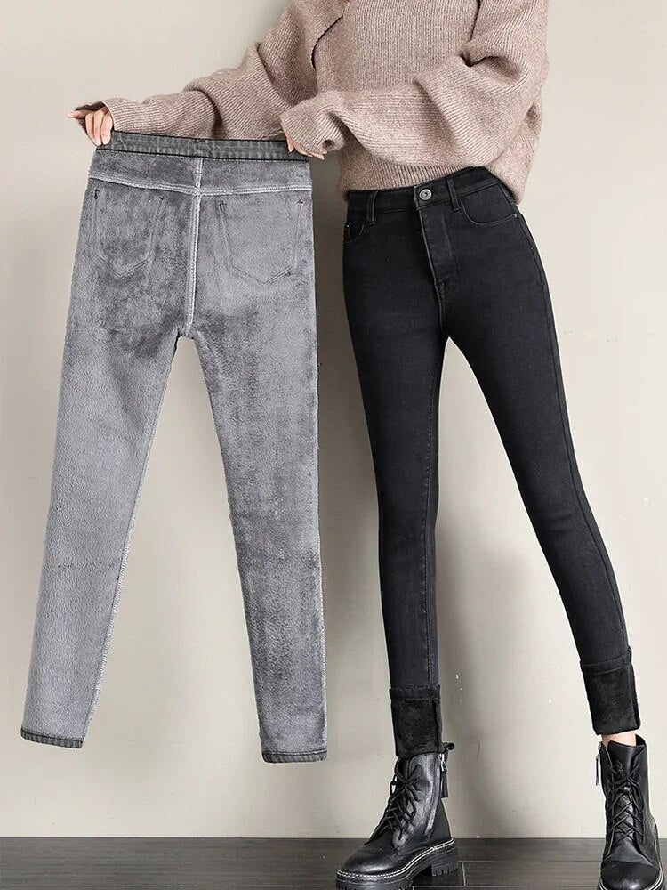 Karlijn elegante Winterjeans für Damen für einen warmen und trendigen Look