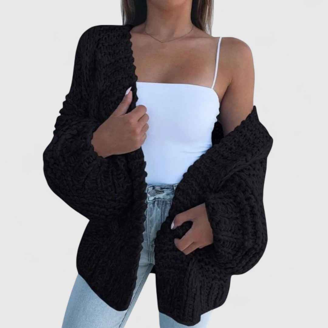 Kira - Oversized Grobstrick Bequemer Cardigan