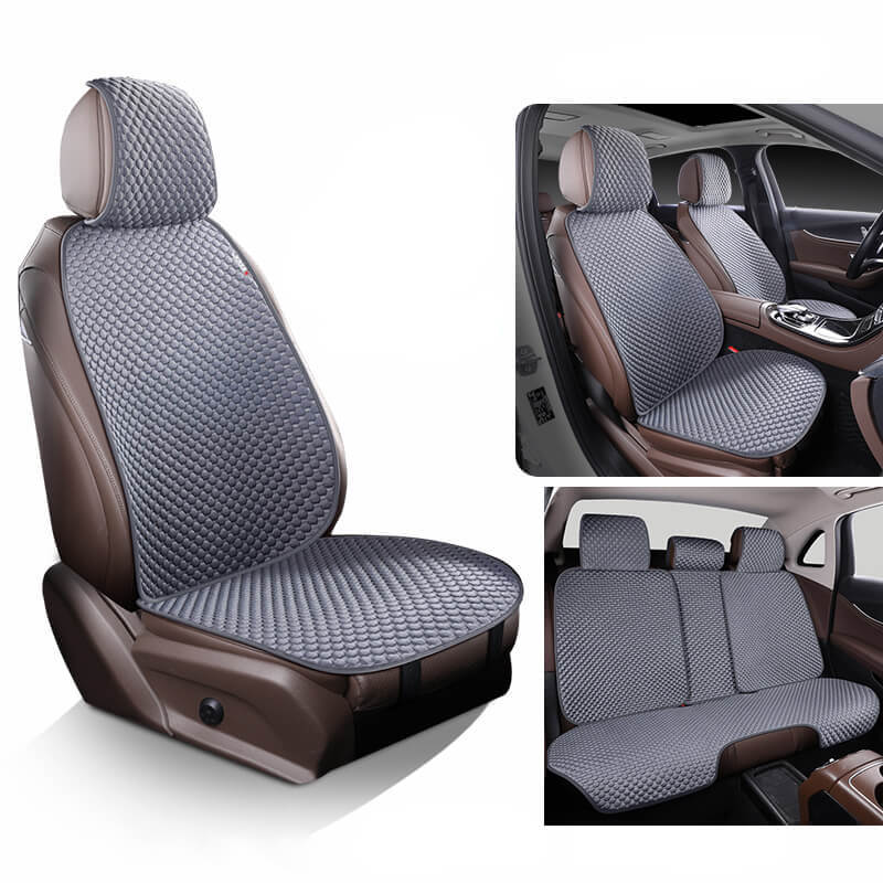 Garage & Vehicles : Cooling, breathable car seat protector in Gray Complete set