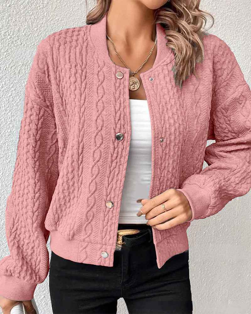 Lise | Luxe Bomber-Strickweste