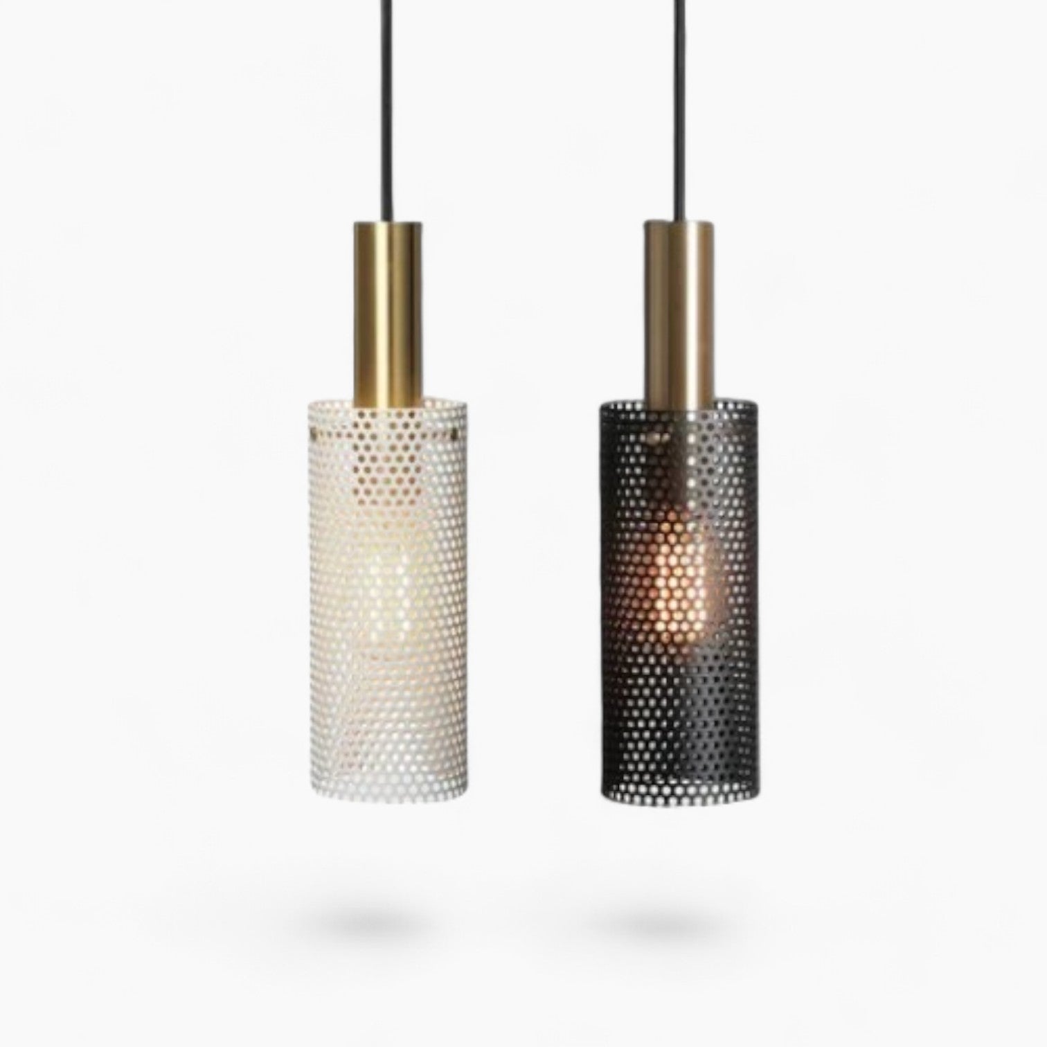 Elegante Metall-Hängelampe mit modernem Design und verstellbarem Kabel für eine edle Beleuchtung
