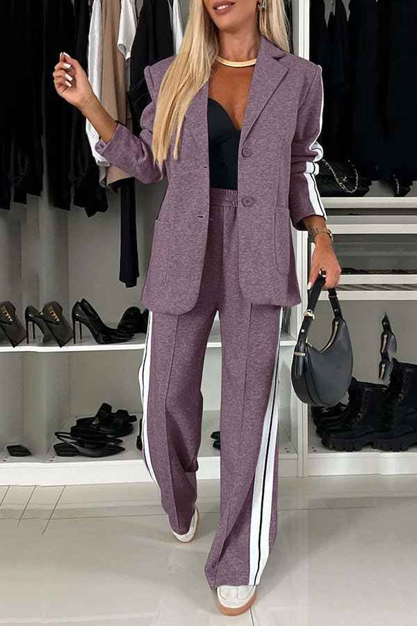 Elegant Set aus Blazer und Hose für einen raffinierten Stil