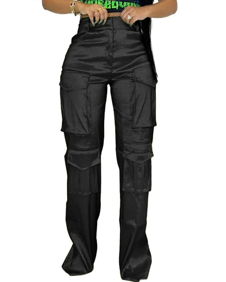 Lise | Elegante Satin-Nachtlebenshose für Luxus und Komfort