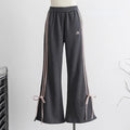 Behagelige joggingbukser med stilfulde vide ben for et afslappet look