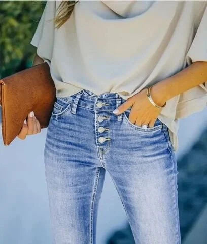 Lotte | Modische High-Waist-Jeans für einen mühelosen stilvollen Look