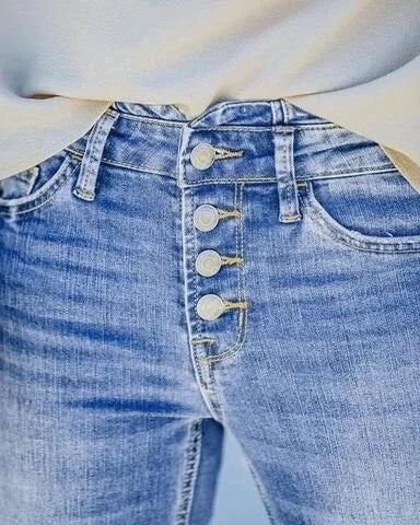 Lotte | Modische High-Waist-Jeans für einen mühelosen stilvollen Look