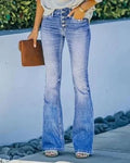 Jeans alla moda a vita alta per un look femminile senza sforzo
