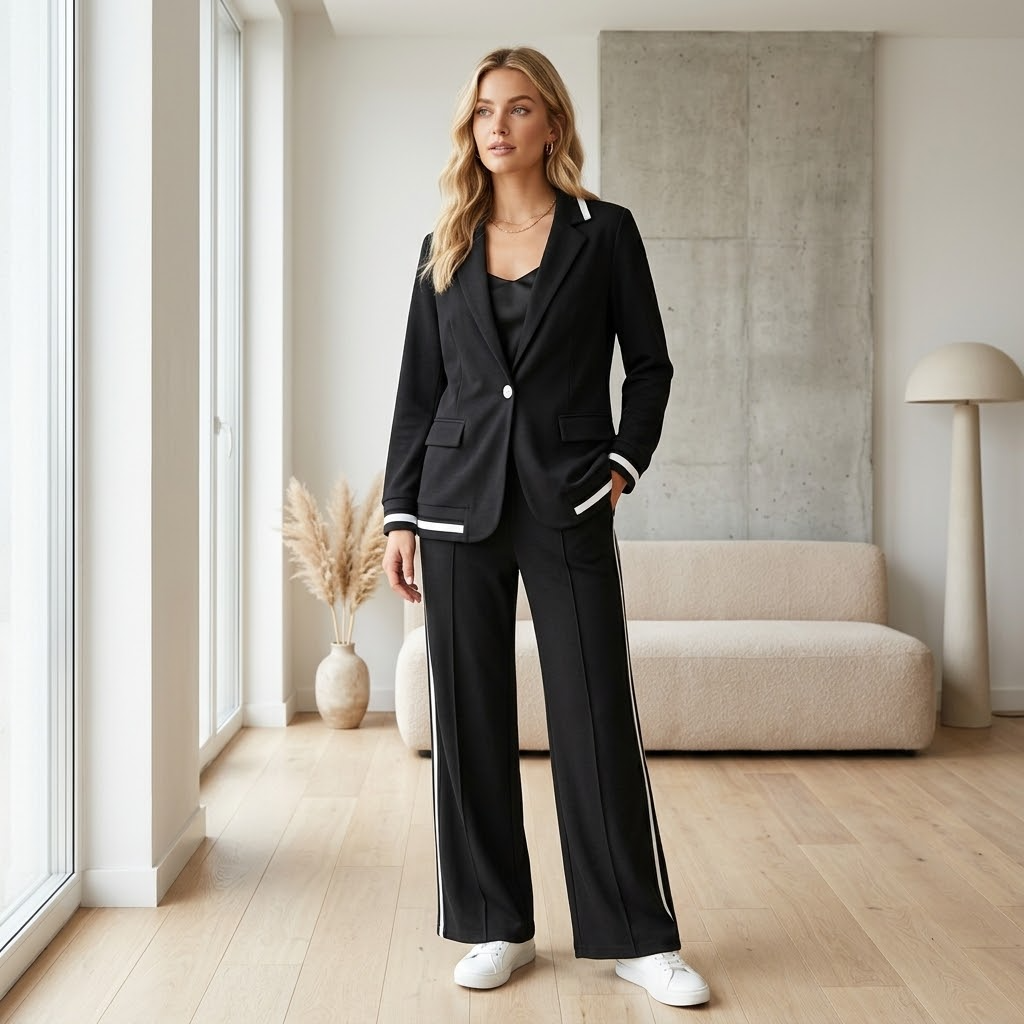 Ensemble lounge confortable en deux pièces pour un style quotidien