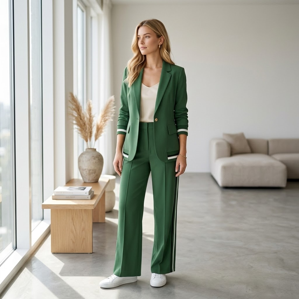 Ensemble lounge confortable en deux pièces pour un style quotidien