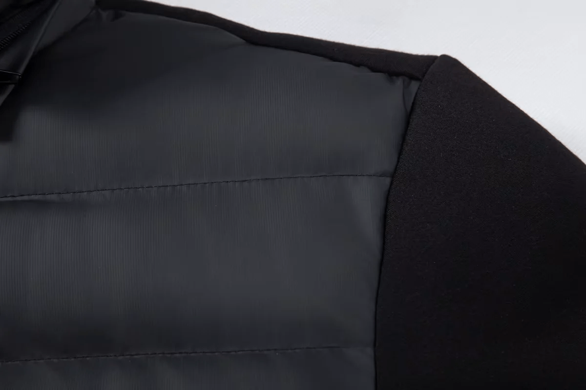 Luca – Modische Kapuzenjacke mit Reißverschluss und angesagter Steppfront