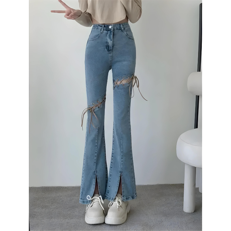 Modische Lucy | Moderne High-Waist Denim-Jeans für einen Skinny-Look