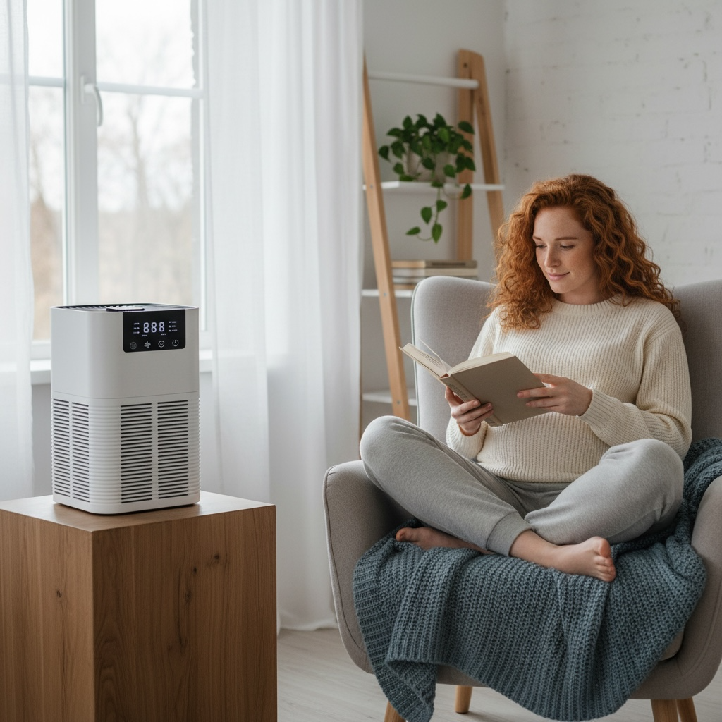LuftRein HEPA-Luftreiniger - Kompakter Luftfilter für Zuhause