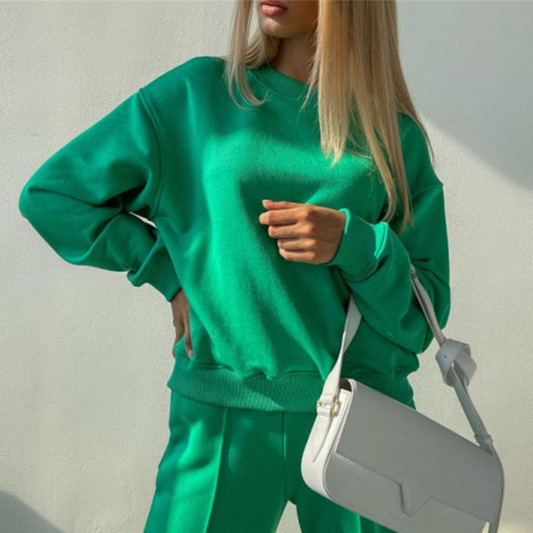 Lulu Luxe 2-tlg. Jogging-Set für Damen – Komfort und Stil in einem Set