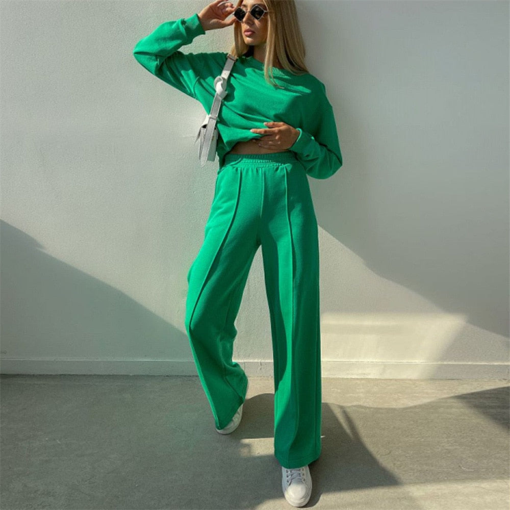 Lulu Luxe 2-tlg. Jogging-Set für Damen – Komfort und Stil in einem Set