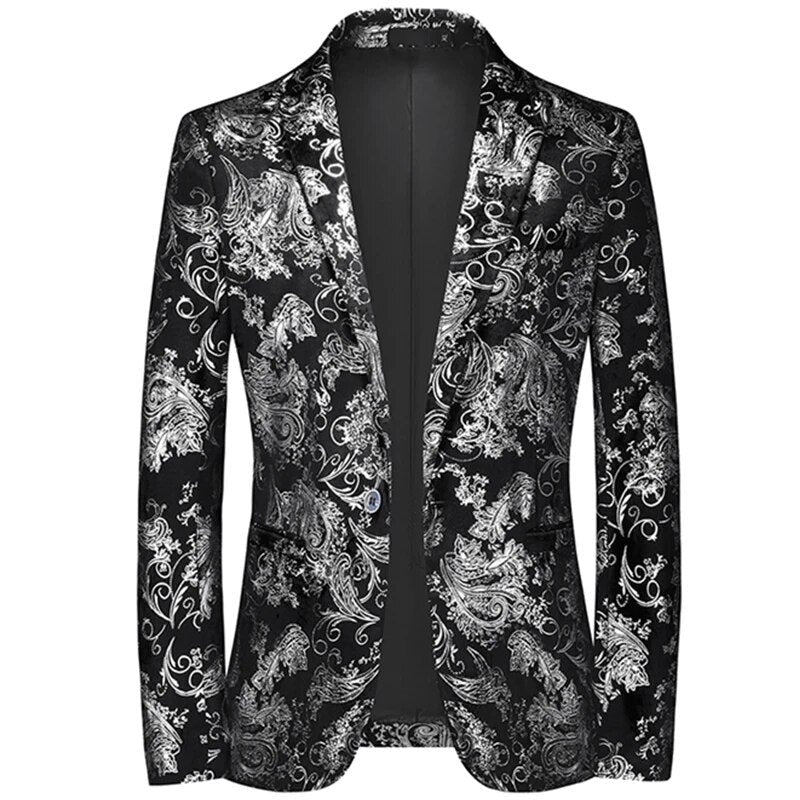 Herren Business Blazer - Barockmuster, Oscar